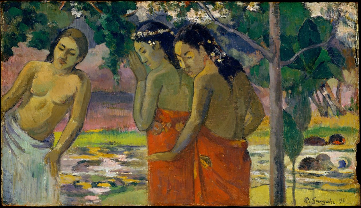 Kolme tahitilaista naista tekijältä Paul Gauguin