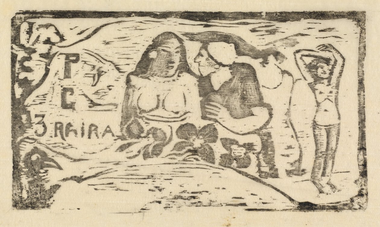 Le Souriren nimilehti Hymyn nimi, vuonna 1895 tai sen jälkeen. tekijältä Paul Gauguin