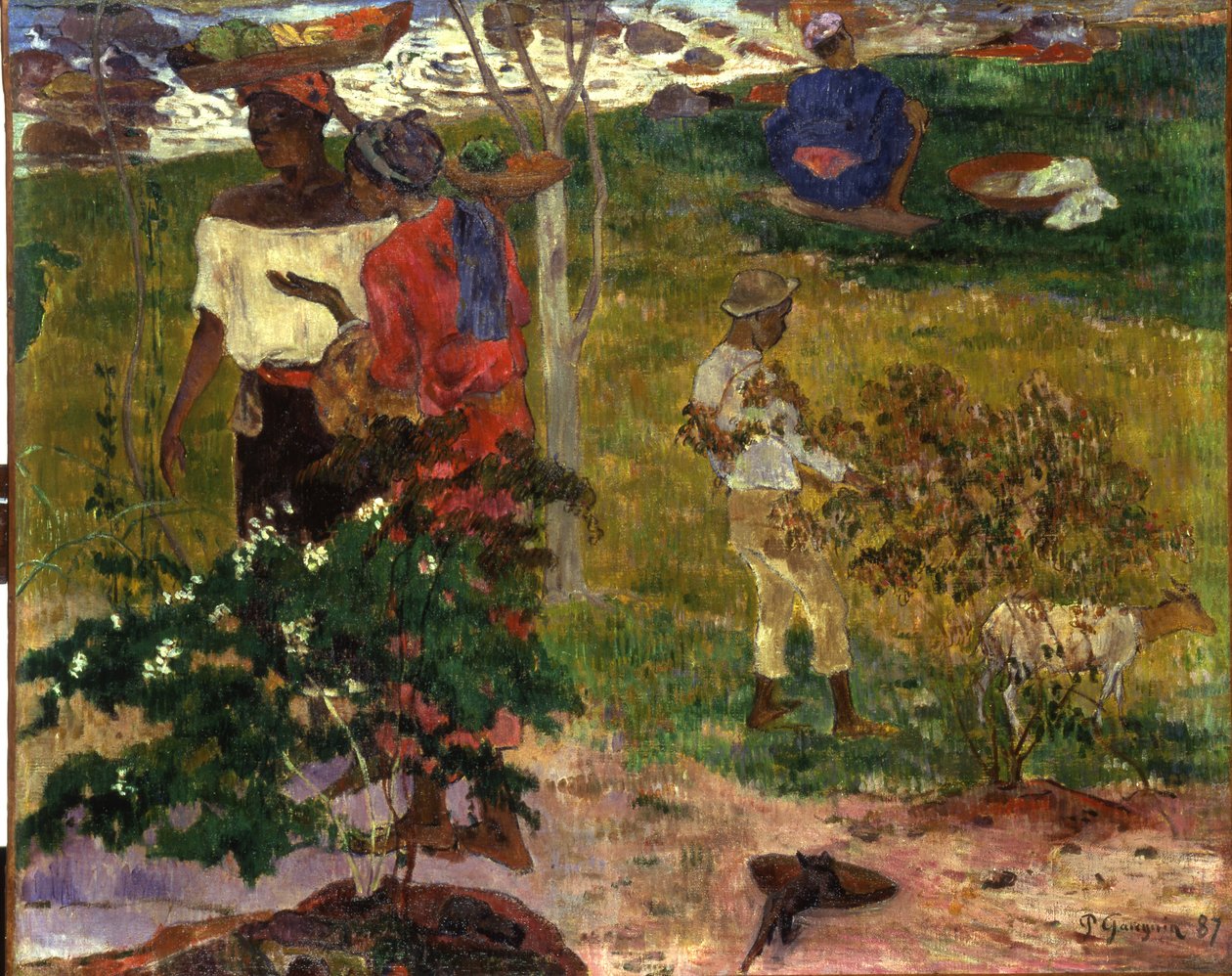 Ajankohtaista keskustelua, 1887 tekijältä Paul Gauguin