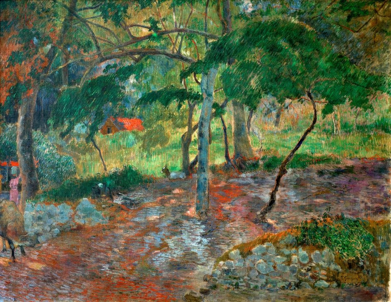 Tropische Landschaft auf Martinique tekijältä Paul Gauguin