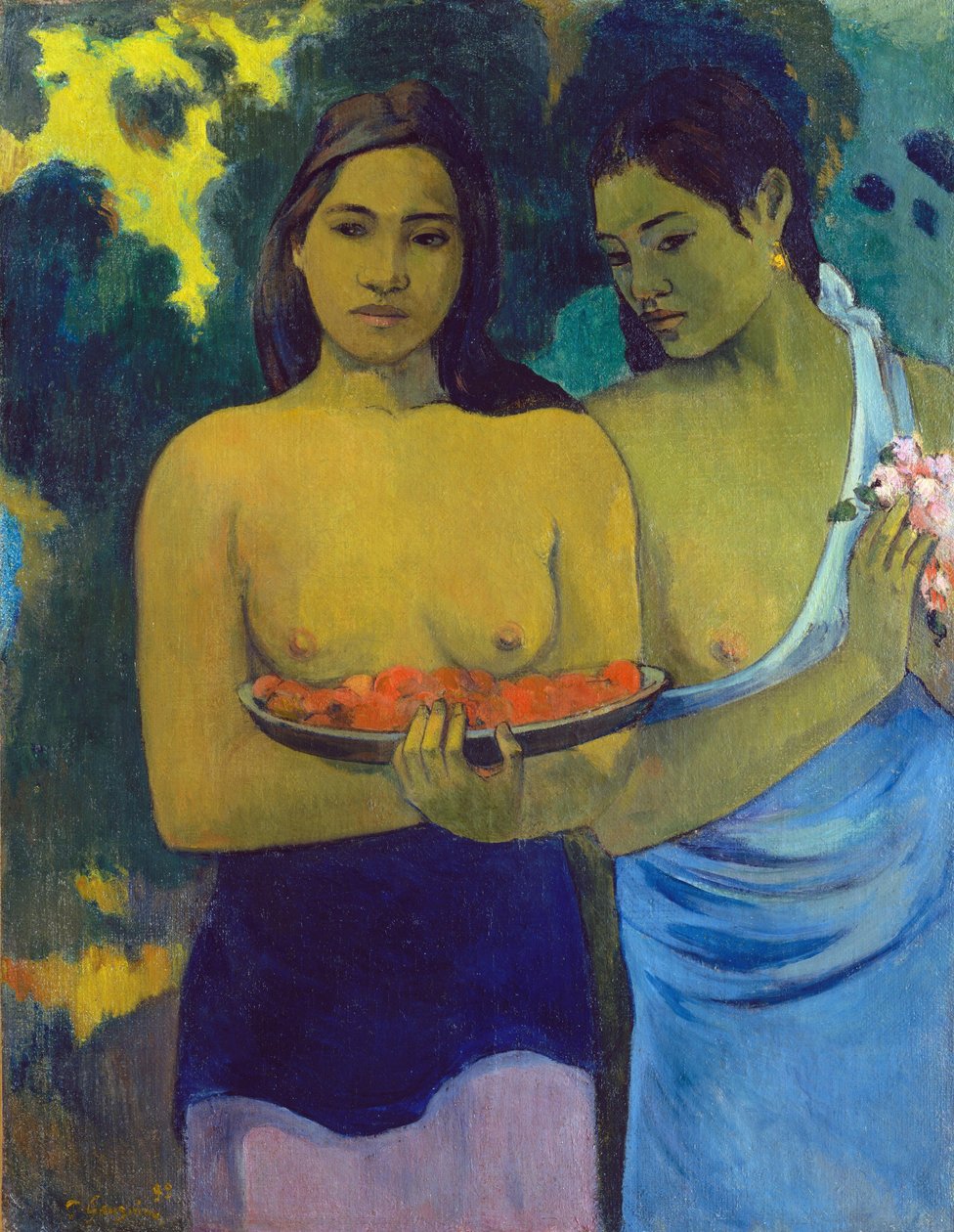 Kaksi tahitilaista tekijältä Paul Gauguin