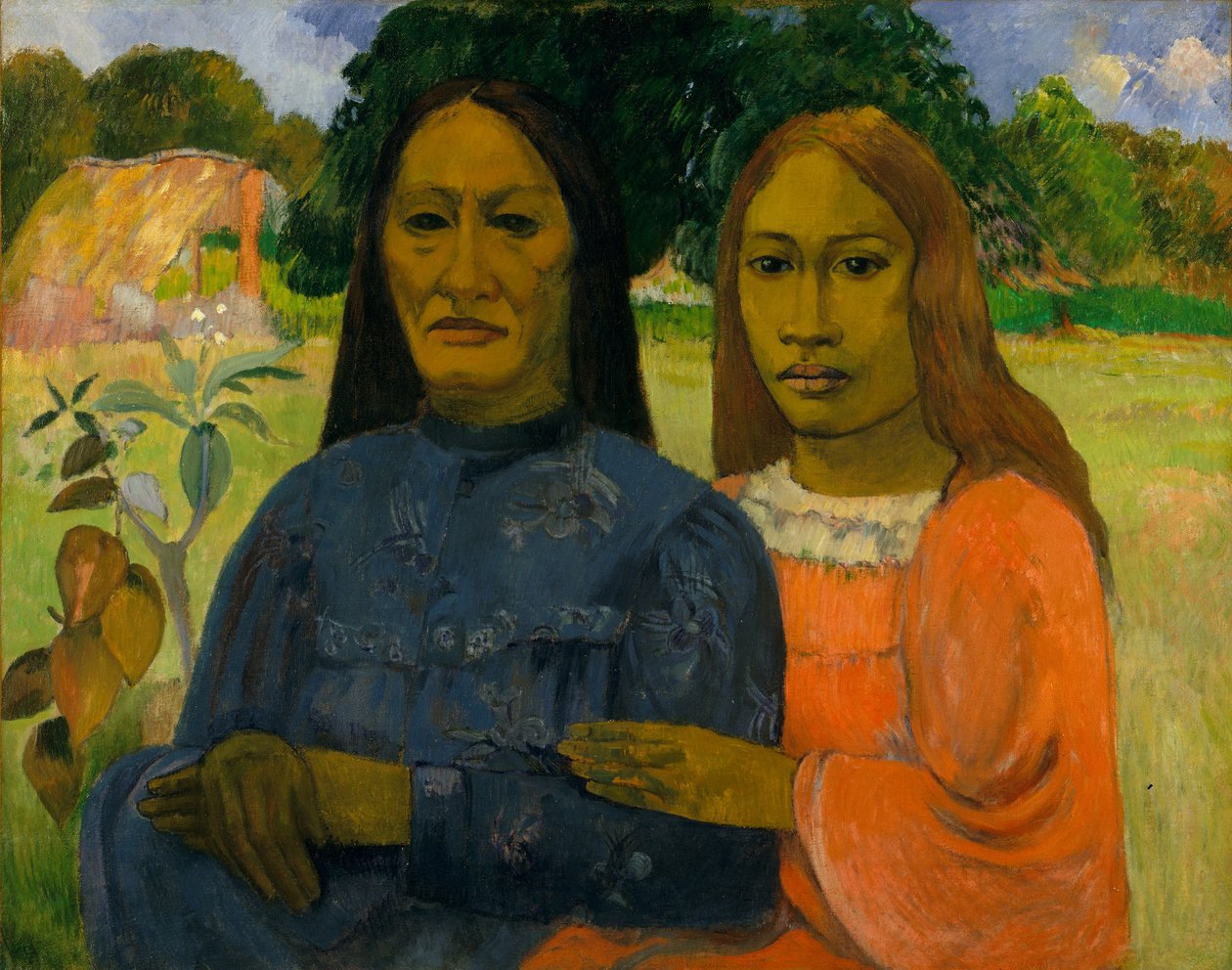 Kaksi naista, 1901 tai 1902. tekijältä Paul Gauguin