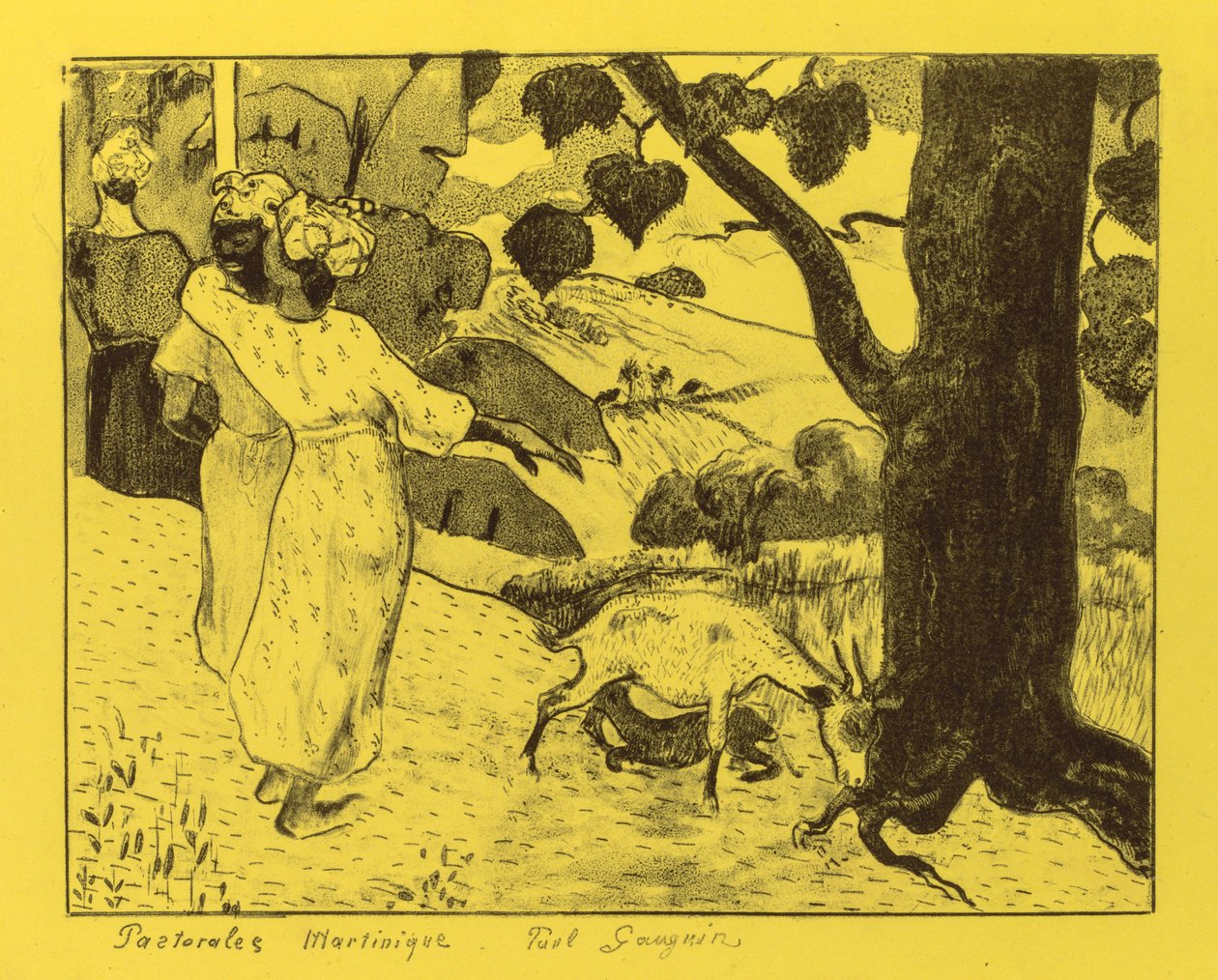 Volpini-sviitti: Martinique Pastoral (Pastorales Martinique) tekijältä Paul Gauguin