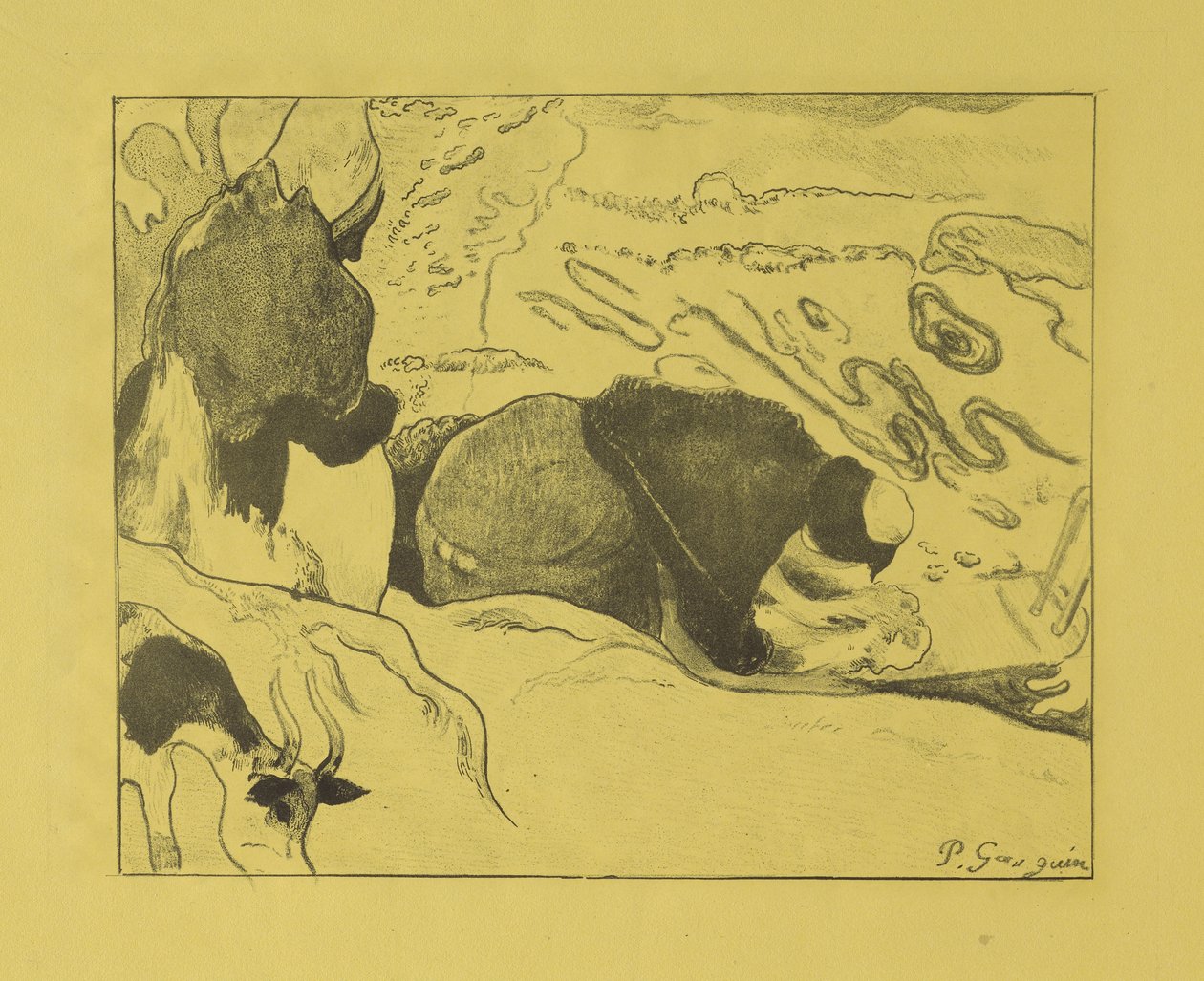 Pesijanaiset, 1889 tekijältä Paul Gauguin