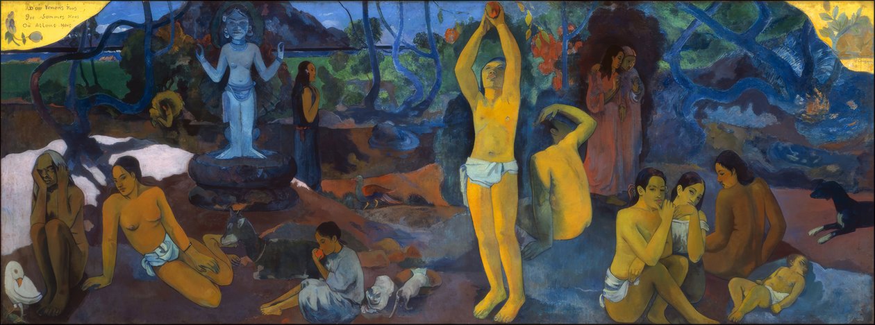 Mistä me tulemme? Mitä me olemme? Minne olemme menossa? tekijältä Paul Gauguin