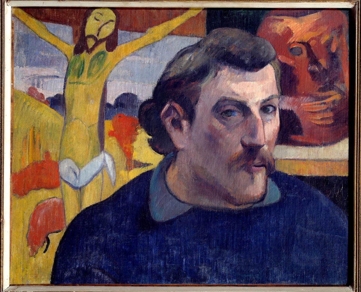 Keltainen Kristus-omakuva. Paul Gauguinin maalaus (1848-1903) tekijältä Paul Gauguin