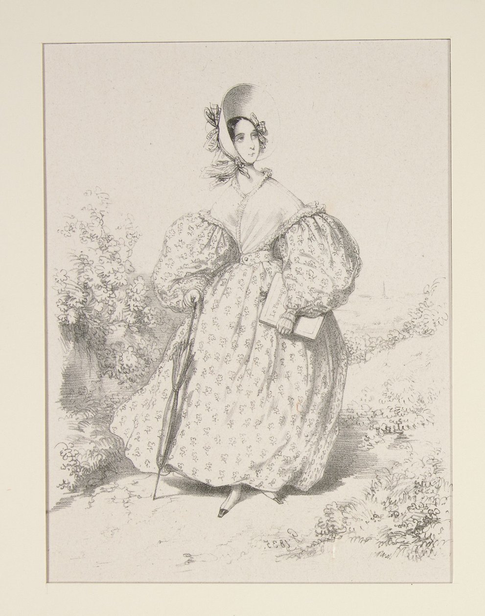 Maaseudulla. Huillet 1835. Jaconas-kangasmekko, ... tekijältä Paul Gavarni