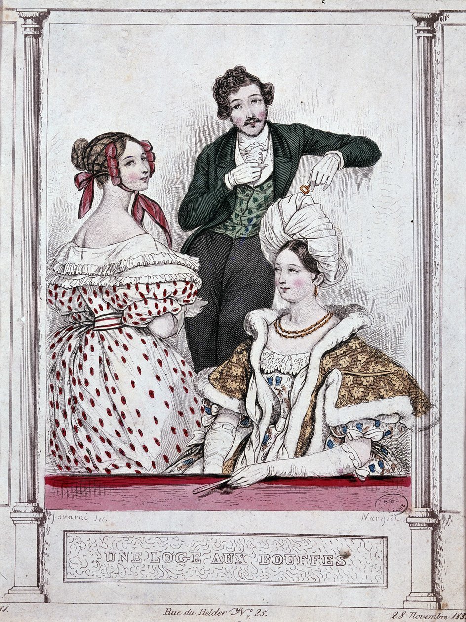 Majatalo pohveilla, v.1835 - kirjoittanut Gavarni tekijältä Paul Gavarni