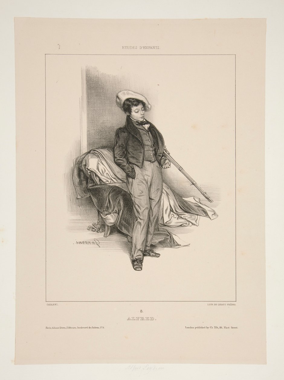 Alfred (Feydeau) tekijältä Paul Gavarni