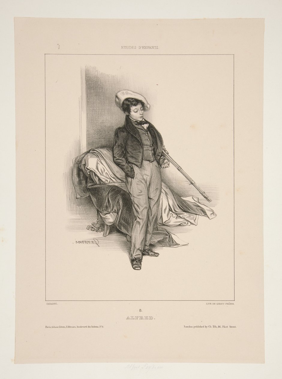 Alfred (Feydeau) tekijältä Paul Gavarni