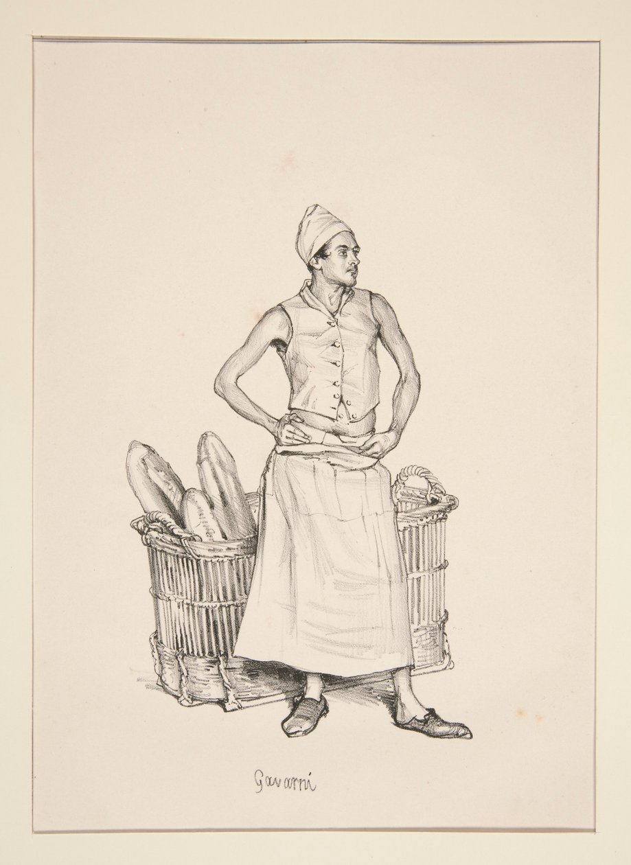 BOULANGER. Leipuri. tekijältä Paul Gavarni