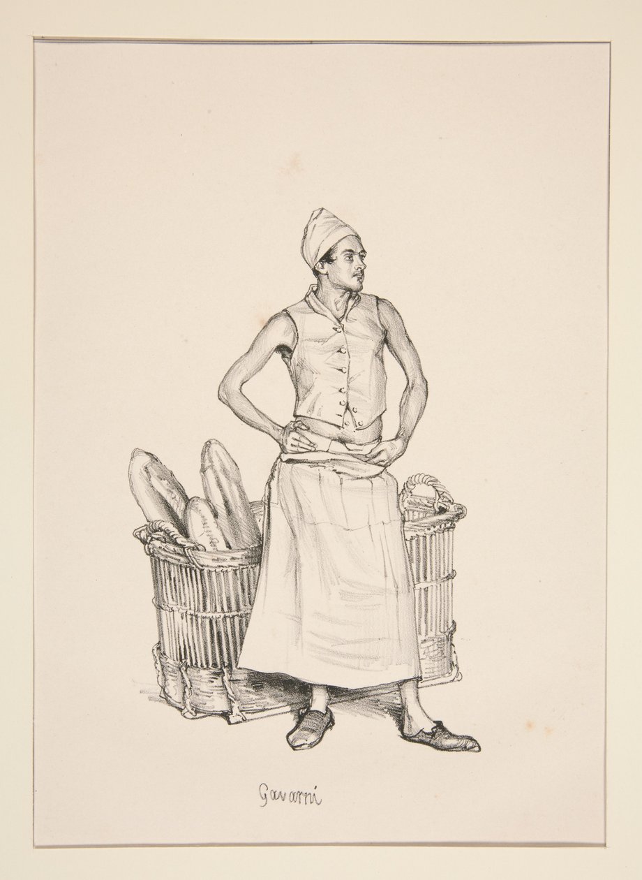 BOULANGER. Leipuri. tekijältä Paul Gavarni