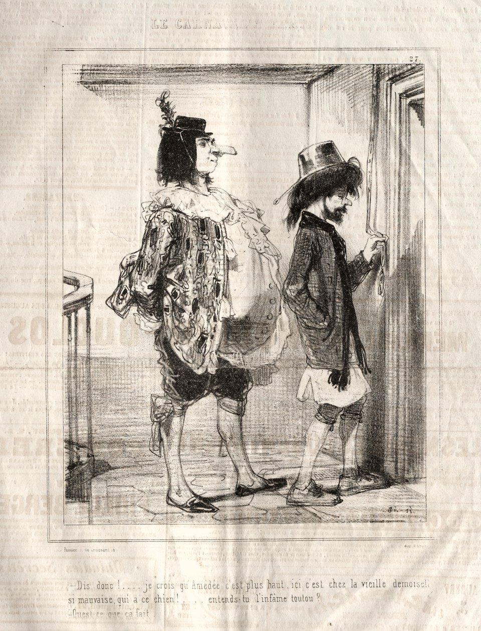 Karnevaali, 1841-1843. tekijältä Paul Gavarni