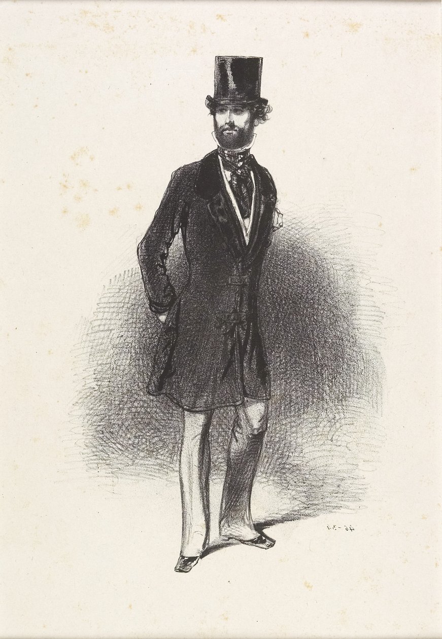 Talvipuku, Humann, 1846 tekijältä Paul Gavarni
