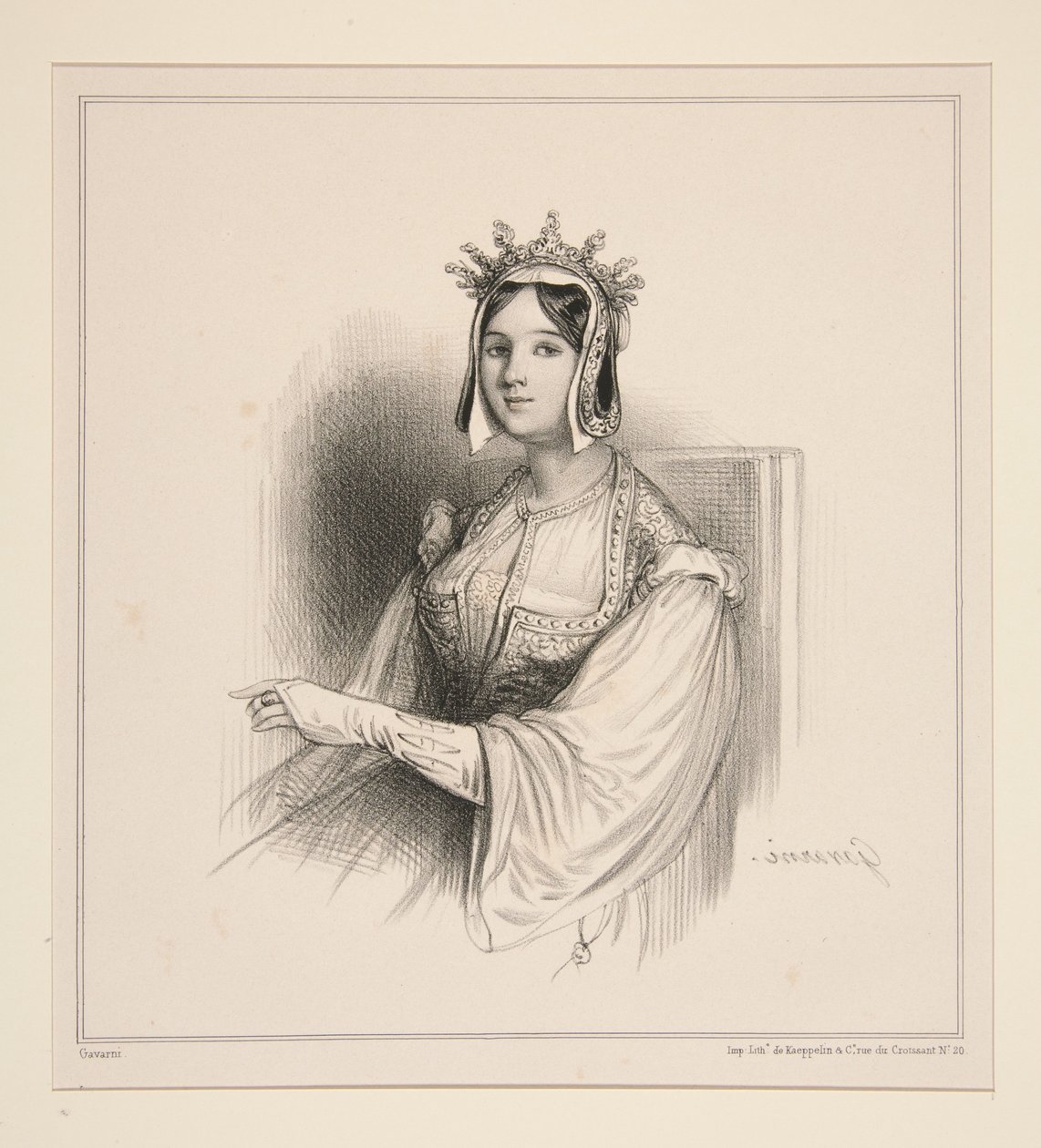 DUCHESSE, vuosi 1400 tekijältä Paul Gavarni