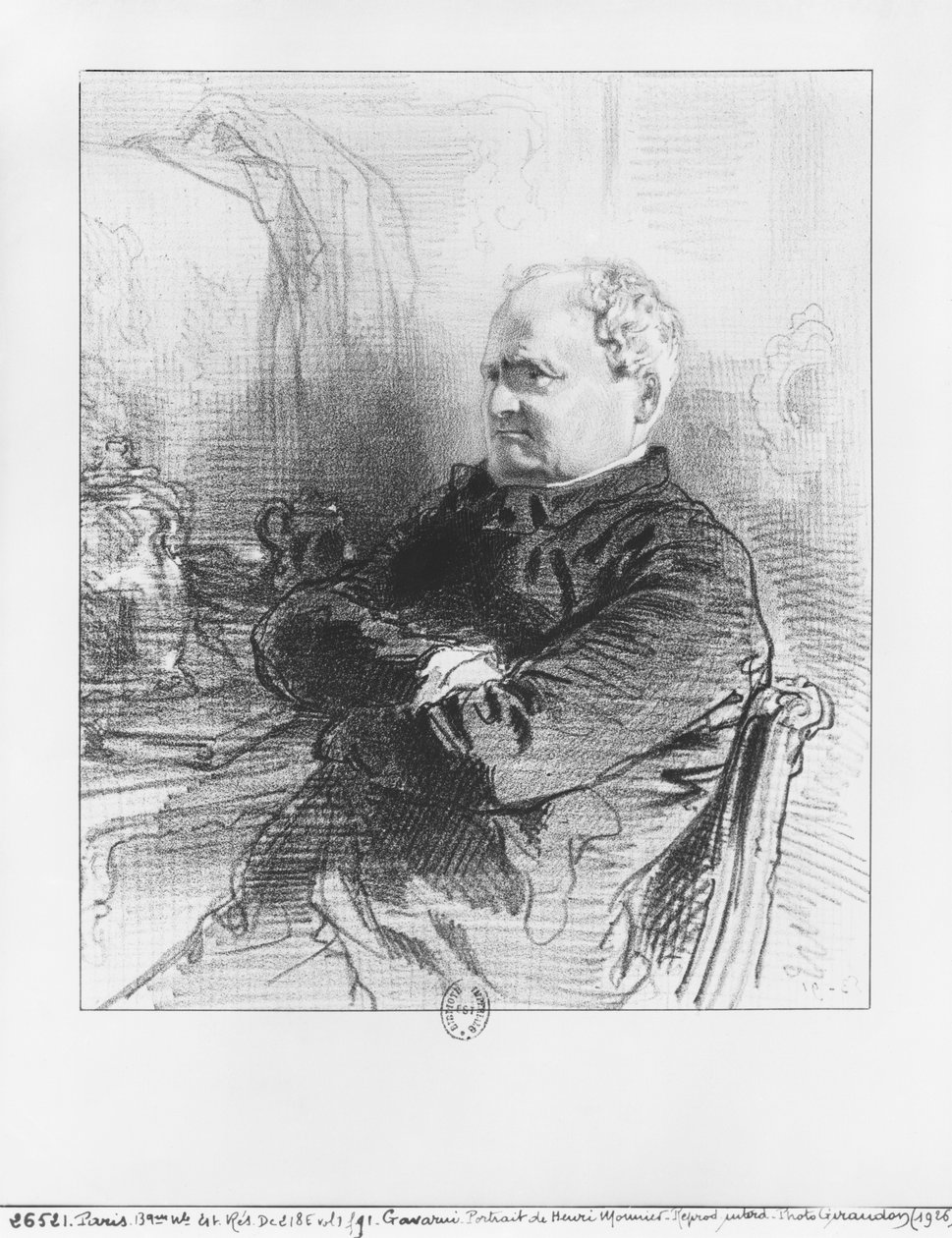 Henri Bonaventure Monnier tekijältä Paul Gavarni