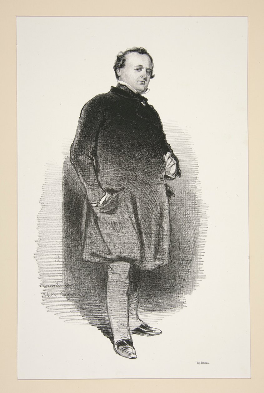 Henry Monnier tekijältä Paul Gavarni
