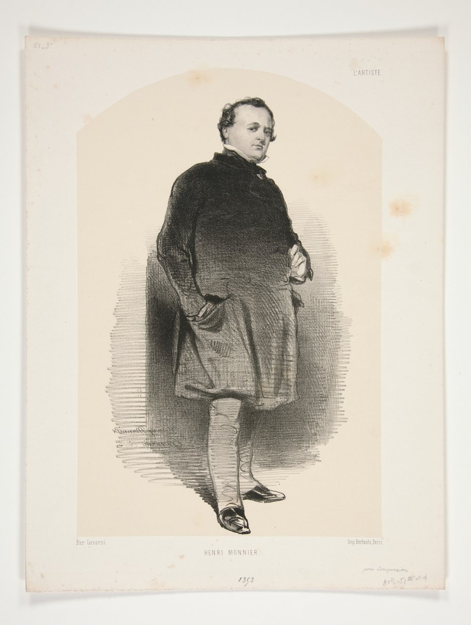 Henri Monnier tekijältä Paul Gavarni