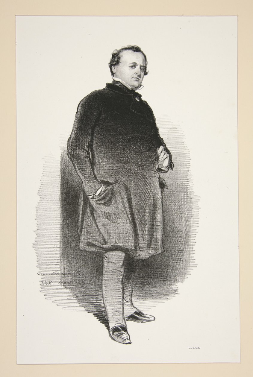 Henri Monnier tekijältä Paul Gavarni