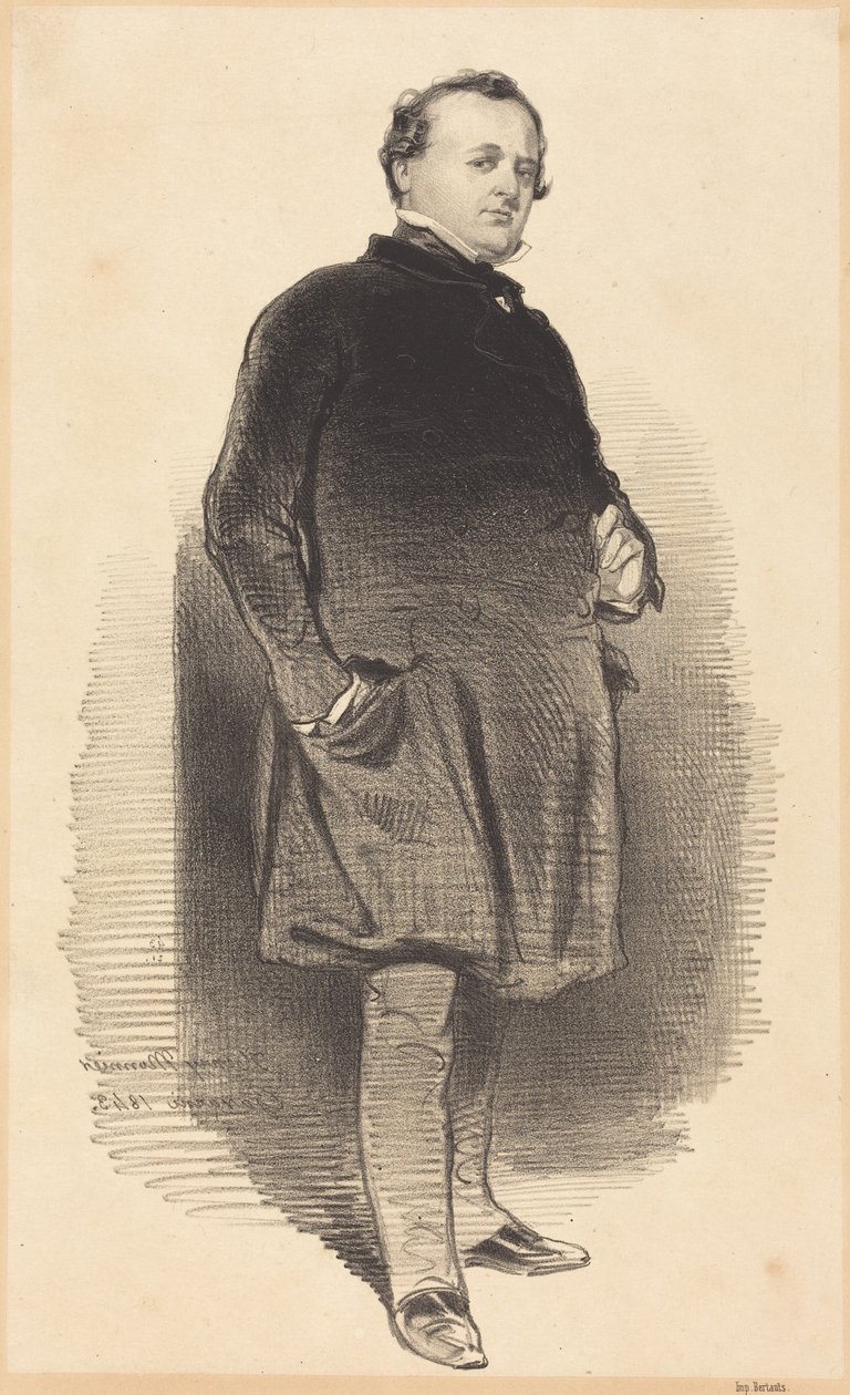 Henry Monnier tekijältä Paul Gavarni
