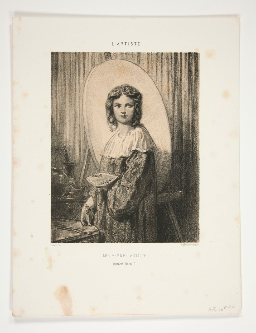 Les Femmes Artists/ Mistress Diana S tekijältä Paul Gavarni