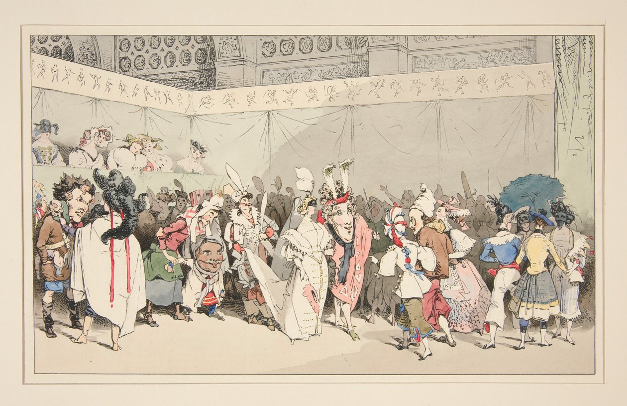 MASCARADE. Gavarniin ”Travestissemens” (sic), julkaistu vuosina 1828, 1829 ja 1830. tekijältä Paul Gavarni