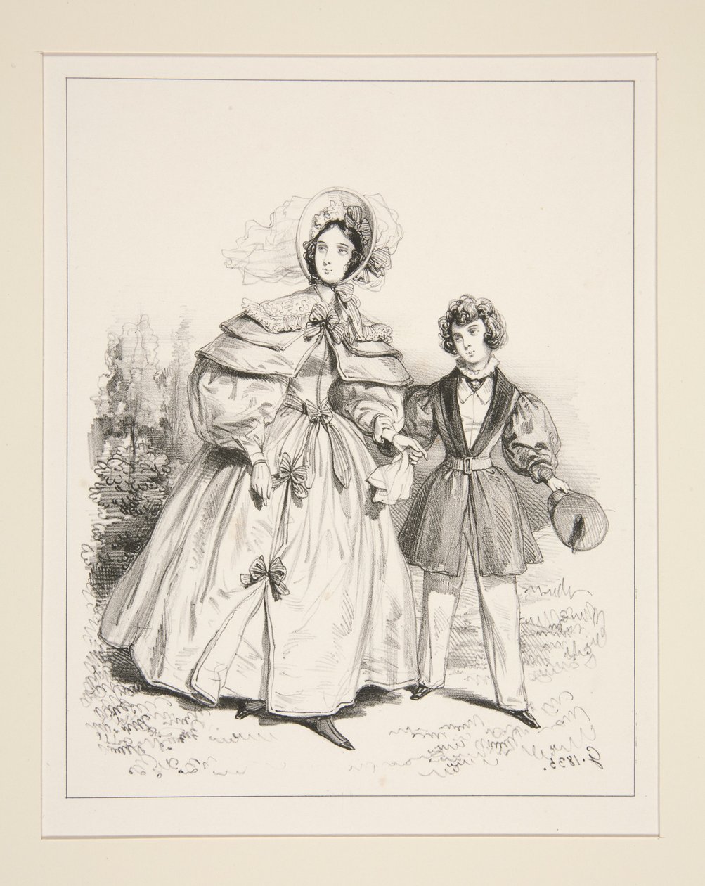 AAMUN NEGLIGEE. 1835. tekijältä Paul Gavarni