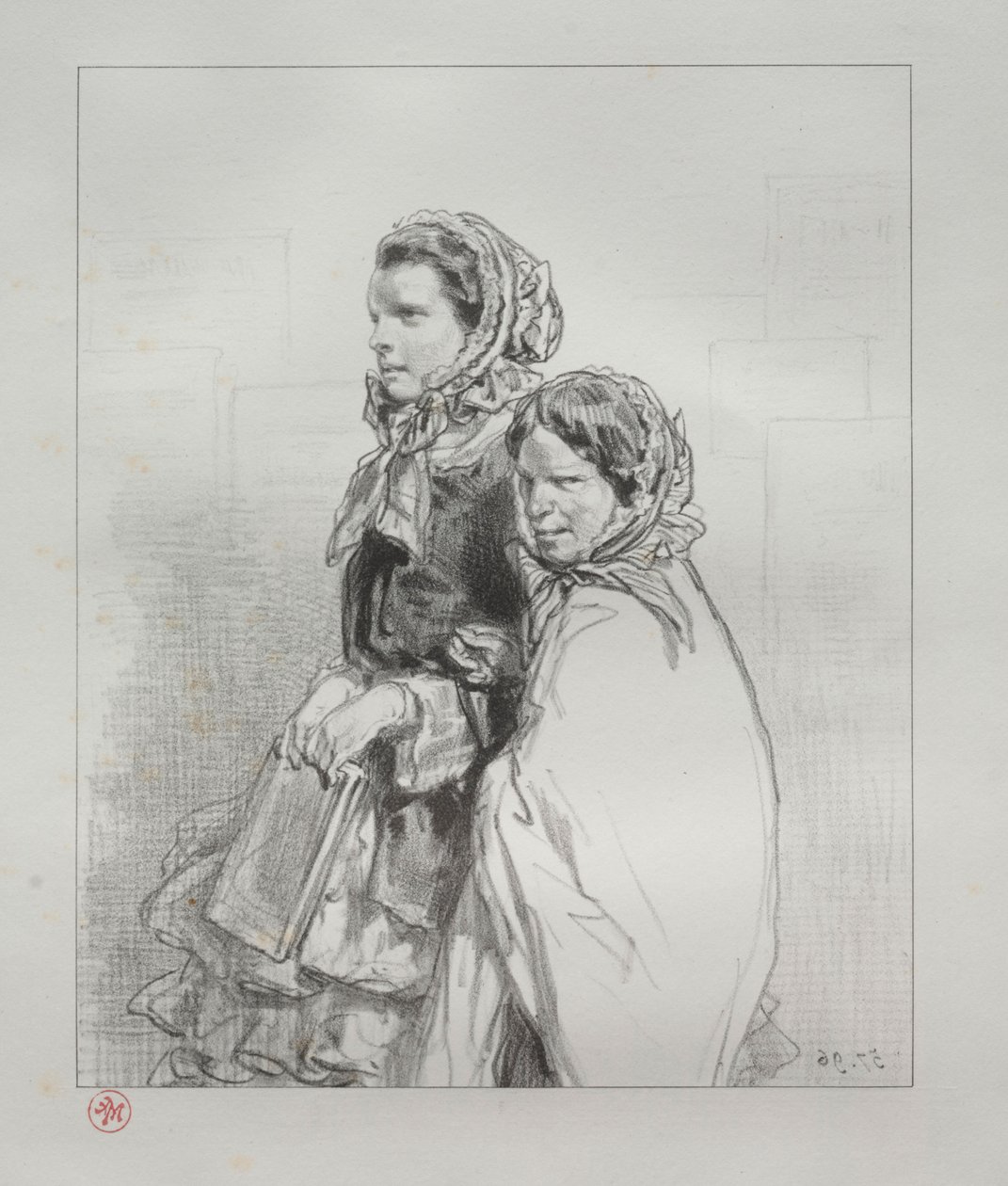 Par-ci, par-lá: Tyttäreni on laulanut, 1854-1856. tekijältä Paul Gavarni