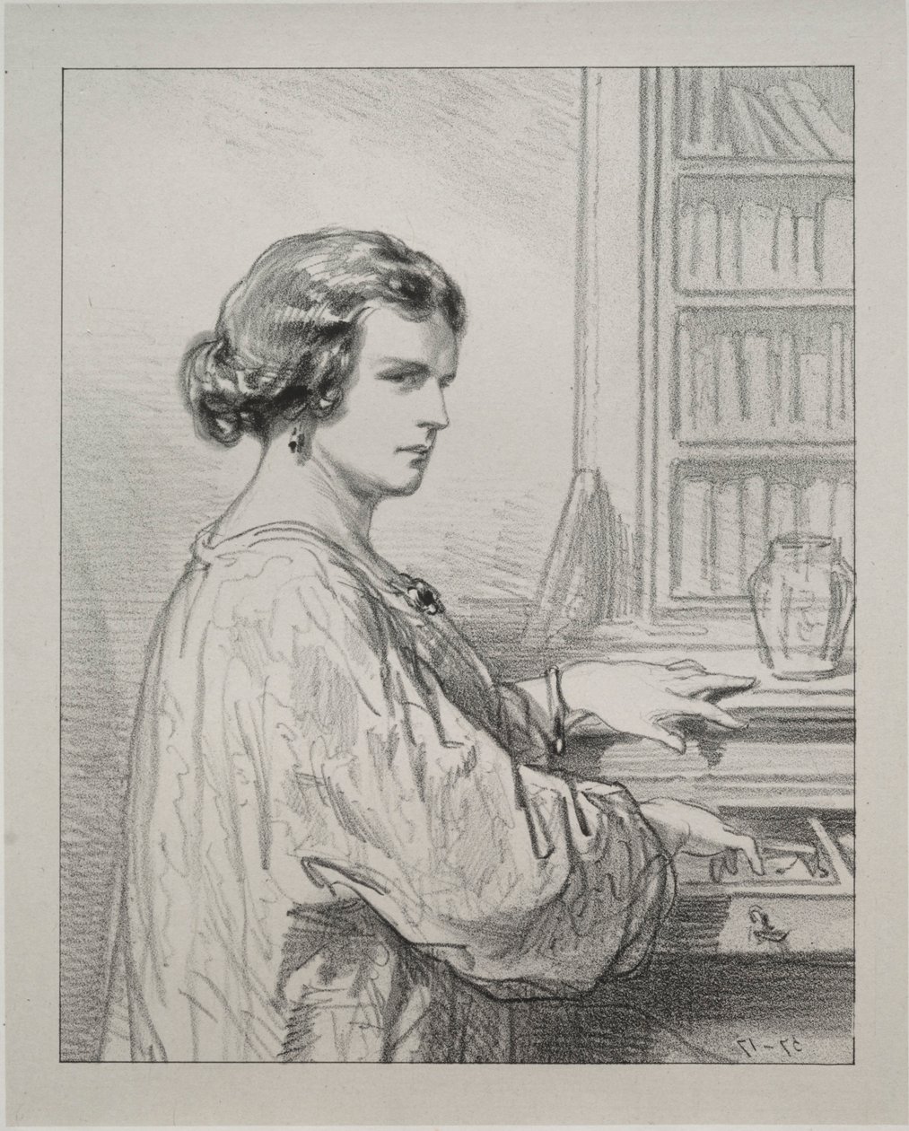 Par-ci, par-lá: Buduaari-avain avaa monia salaisuuksia, 1854-1856. tekijältä Paul Gavarni