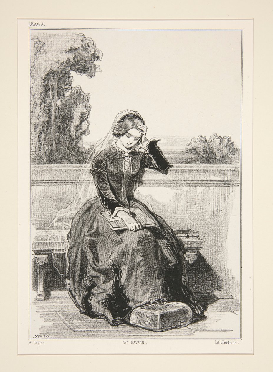 Rose de Tannebourg. tekijältä Paul Gavarni