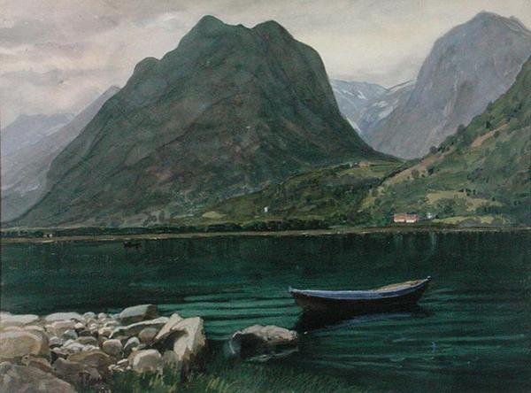 Norjan maisema tekijältä Paul Gerhard Rosen