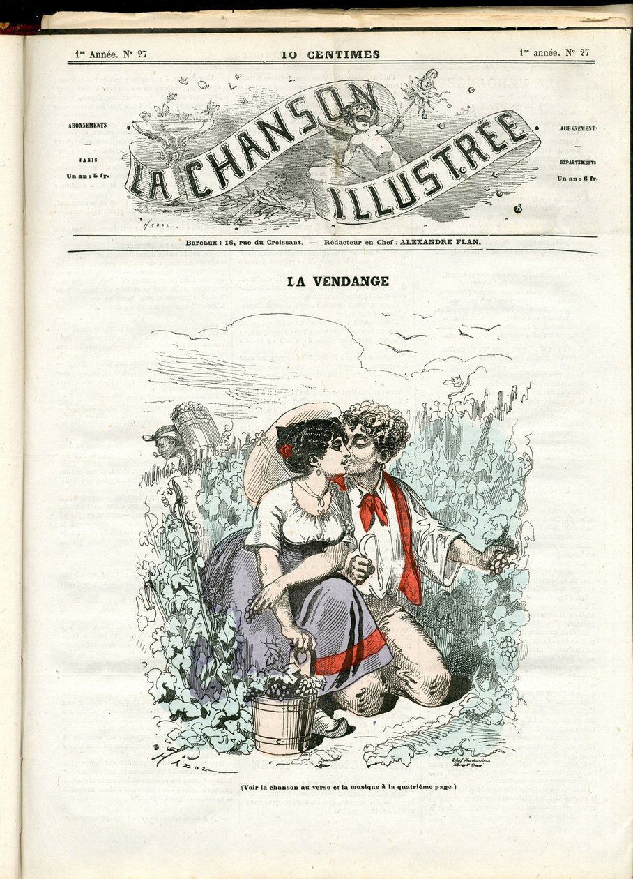 La Chanson illustree (aikakauslehti), numero 27 tekijältä Paul Hadol