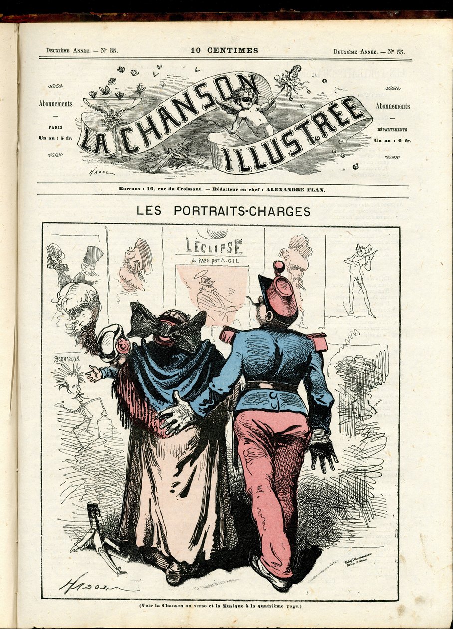 La Chanson illustree (aikakauslehti), numero 55 tekijältä Paul Hadol