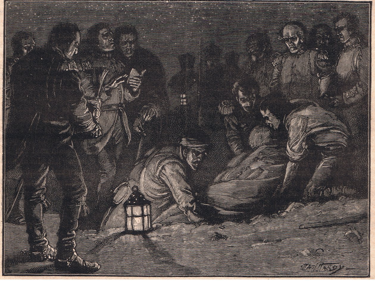 Sir John Mooren hautaus 1809 jKr tekijältä Paul Hardy