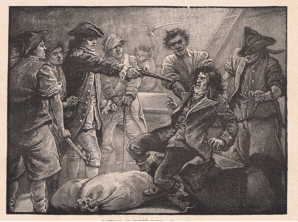 Wolfe Tonen vangitseminen AD 1798 tekijältä Paul Hardy