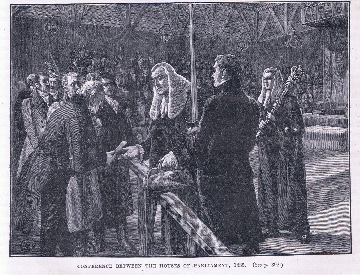 Parlamenttitalojen välinen konferenssi 1835 jKr tekijältä Paul Hardy