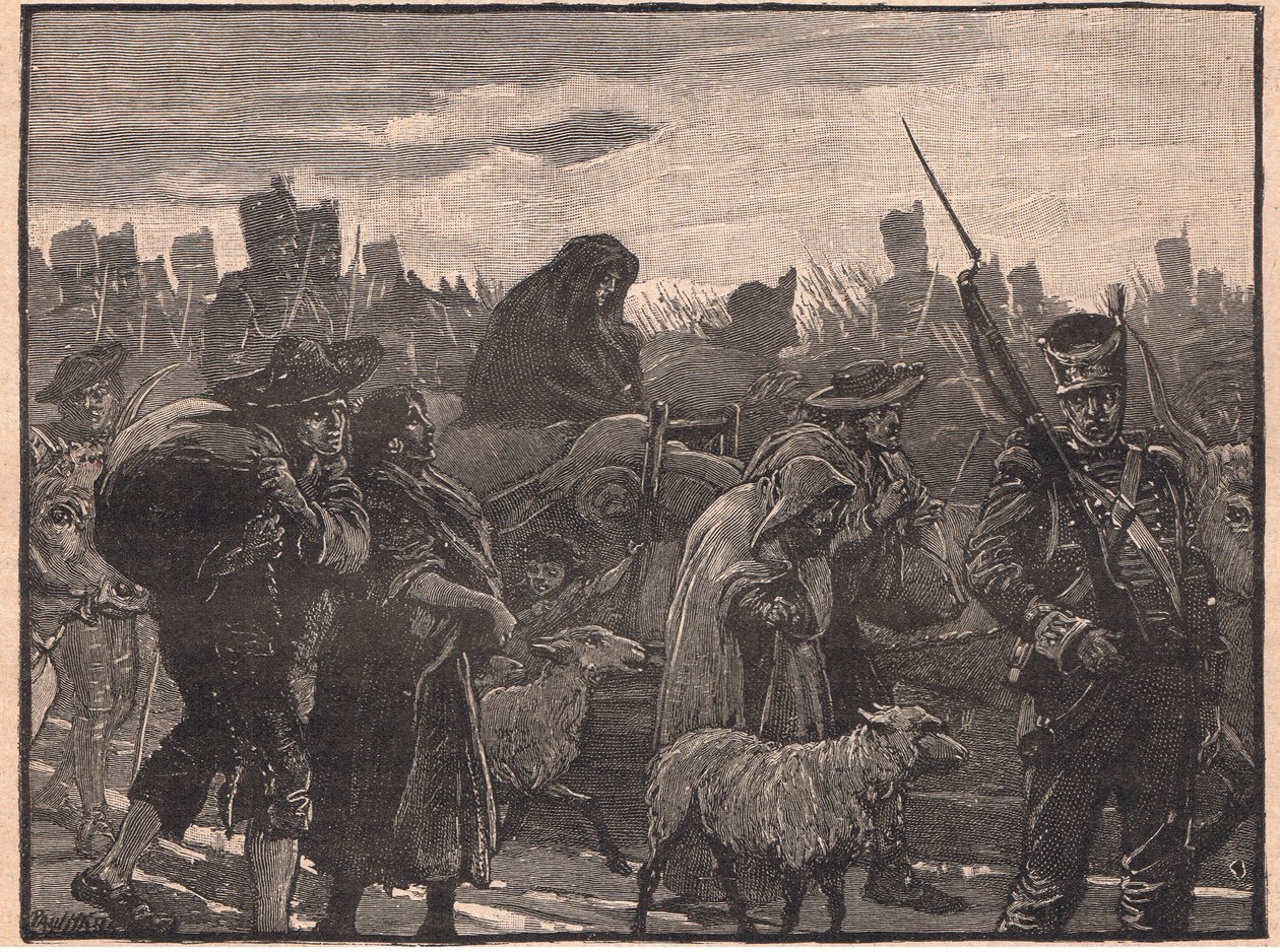 Wellingtonit vetäytyvät Coimbrasta 1810 jKr tekijältä Paul Hardy