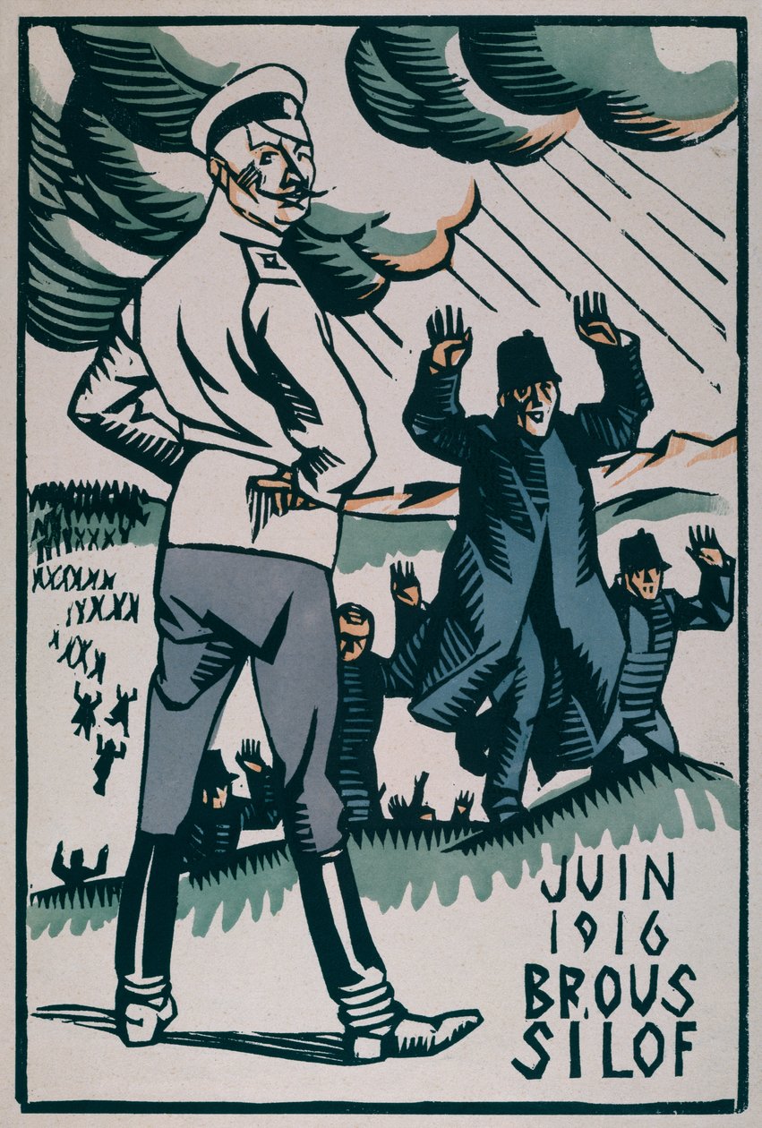 Brusilovin hyökkäys kesäkuussa 1916 tekijältä Paul Hermann
