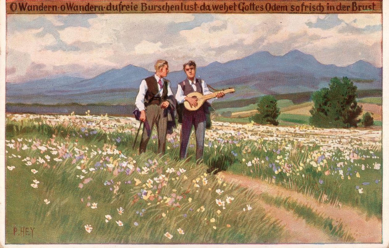 Oi vaellus, oi vaellus, sinä vapaan pojan ilo (...) tekijältä Paul Hey