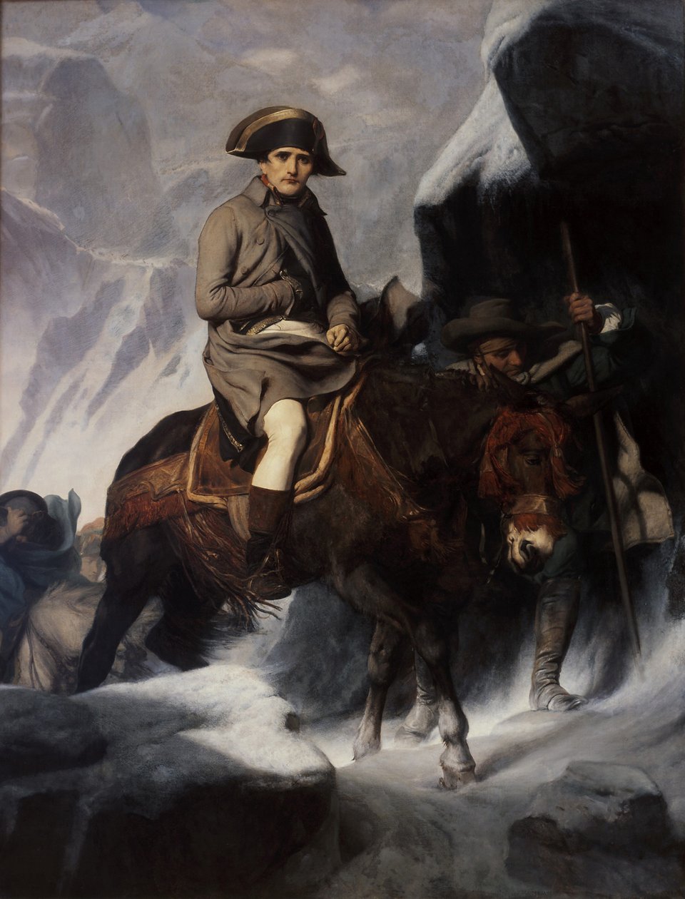 Bonaparte ylittää Alpit tekijältä Paul Delaroche