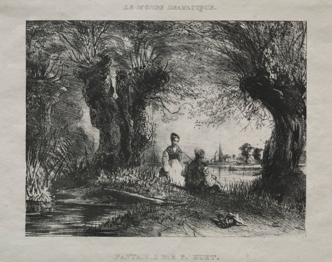 Fantasia, 1836. tekijältä Paul Huet