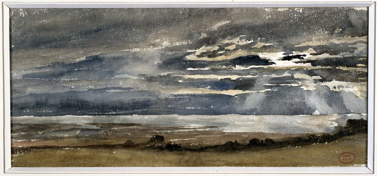 Auringonlasku tekijältä Paul Huet