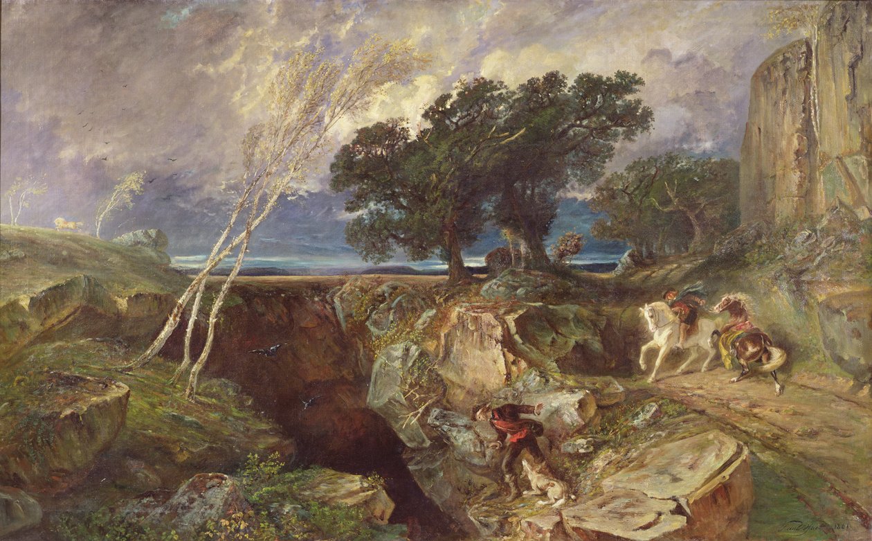 Persianlahti, maisema tekijältä Paul Huet