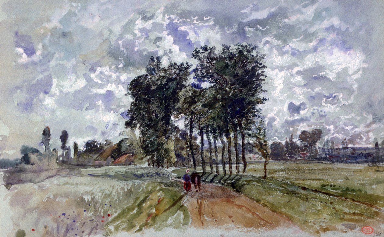 Tie Crécyyn, 1857 tekijältä Paul Huet