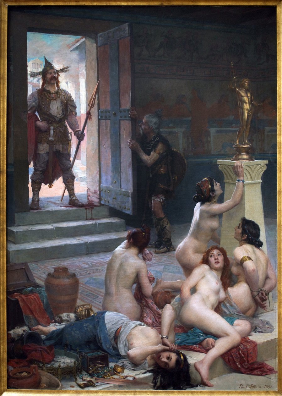 Brenn ja hänen osuutensa saaliista, Paul Jaminin maalaus (1853-1903) tekijältä Paul Jamin