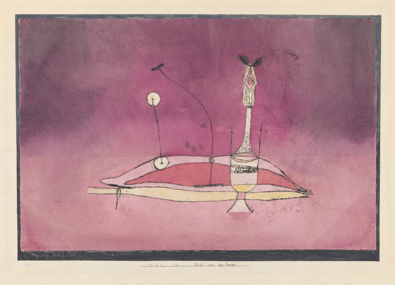 Kuva buduaarista, 1922. tekijältä Paul Klee