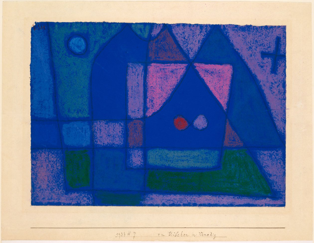 Pieni huone Venetsiassa, 1933. tekijältä Paul Klee