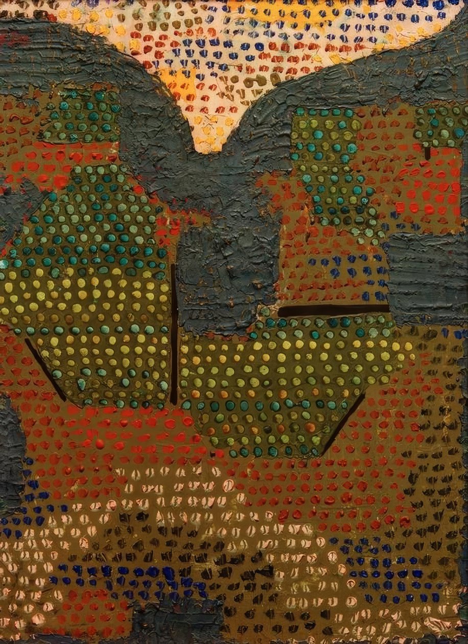 Abend im Tal tekijältä Paul Klee
