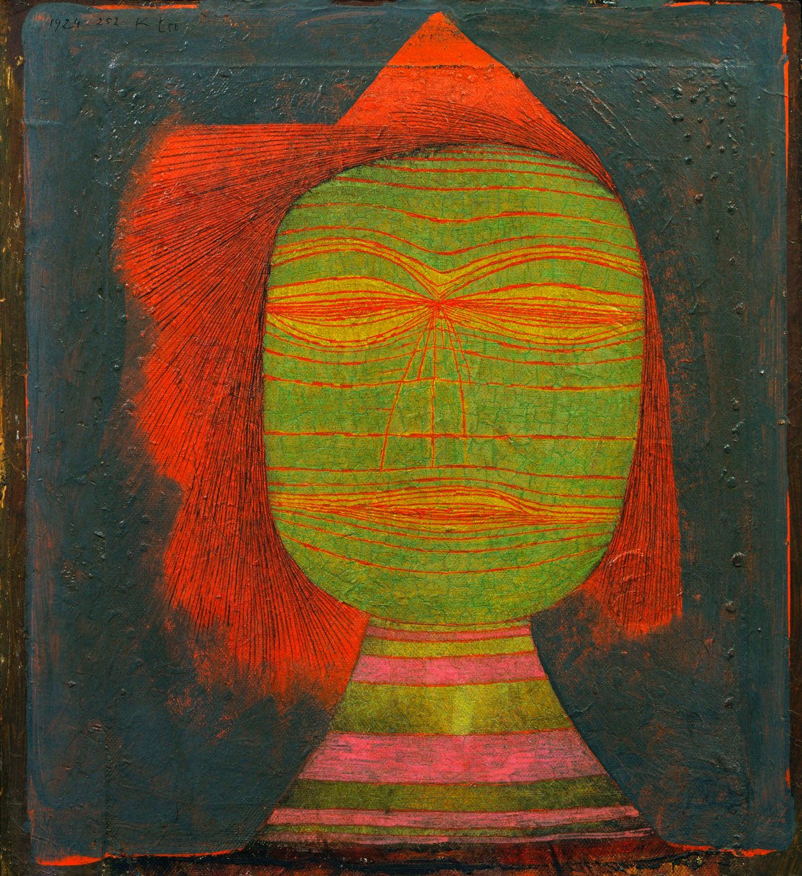 Näyttelijän naamio tekijältä Paul Klee