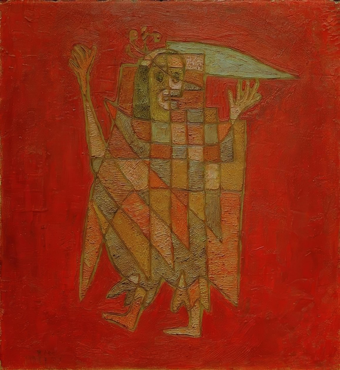 Allegorinen hahmo (haalistuva) tekijältä Paul Klee